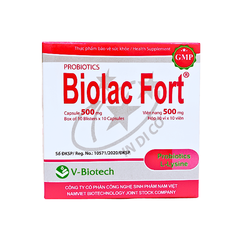 BIOLAC FORT GMP ( hộp 10 vỉ*10 viên)