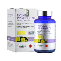 Careline Evening Primrose Oil 1000mg - Tinh dầu hoa anh thảo giúp tăng cường sức khỏe da và nội tiết