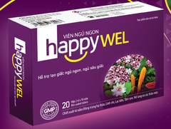 Viên Uống Giúp Ngủ Ngon Green Heart Pharma Happywel - hộp 20 viên