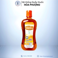 Nước súc miệng Valentine Thái Dương chai 500ml