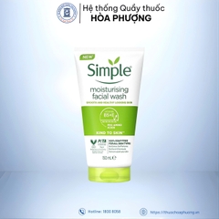 Sữa rửa mặt Simple dưỡng ẩm 150ml