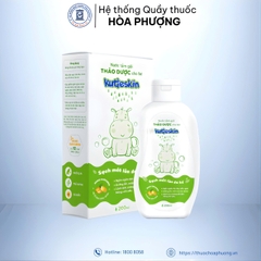Nước tắm gội thảo dược cho bé KUTIESKIN- chai 200ml