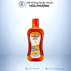 Nước súc miệng Valentine Thái Dương Kiddy chai 250ml