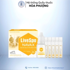 LiveSpo Navax Hộp 5 ống* 5ml và 1 bình nhỏ giọt