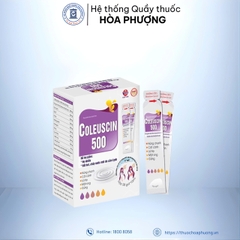 BỔ PHẾ COLEUSCIN 500mg - hộp 20 gói 10ml