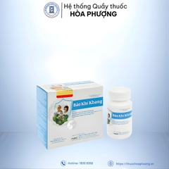 Bảo Khí Khang hỗ trợ các bệnh đường hô hấp hộp 120 viên