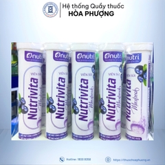 Viên Sủi Nutrivita 4g Vị Việt Quất