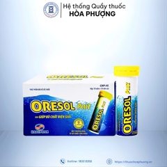 Viên sủi bù nước và điện giải Oresol Pluz