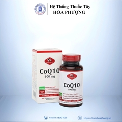 CoQ10 100mg Hỗ Trợ Sức Khỏe Tim Mạch