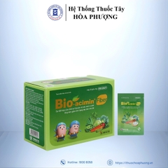 Cốm Bio-acimin Fiber bổ sung lợi khuẩn và chất xơ hộp 30 gói x 4g