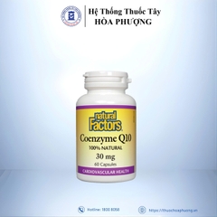 NATURAL FACTORS COENZYME Q10 LỌ 60 VIÊN