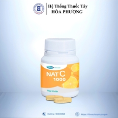 Viên uống Nat C 1000 hộp 30 viên