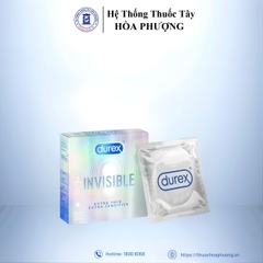 BCS Durex Invisible hộp 3 cái