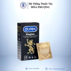 BCS Durex KingTex hộp 12 cái