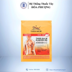 Miếng dán giảm đau Tiger balm túi 3 miếng dán 10 cm* 14 cm