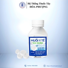 Muối y tế Ích Nhân lọ 50 viên