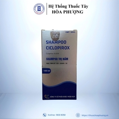 Shampoo ciclopirox 1%
