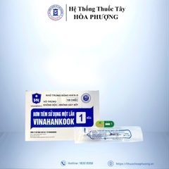 Bơm tiêm 1 ml/cc một lần vinahankook