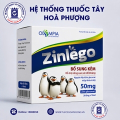 Zinlego - kẽm hộp 20 ống