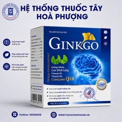 Ginkgo Hộp Xanh Lam 10 vỉ x 10 viên
