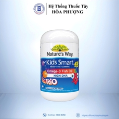 Nature's Way Omega-3 Fish Oil Trio - Bổ sung Omega 3 cho bé
