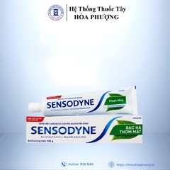 Kem đánh răng Sensodyne Fresh Mint hỗ trợ giảm tình trạng ê buốt răng (100g)
