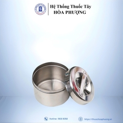 HỘP ĐỰNG BÔNG CỒN Y TẾ INOX