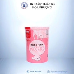 Bông tăm Ikami cho bé sơ sinh GL08 (Hộp 180 chiếc)