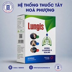 Lungis tăng cường chức năng cho phổi ( lọ 30 viên )