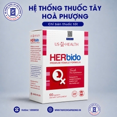 HERbido tăng cường sinh lý nữ giới, giảm các triệu chứng tiền mãn kinh ( hộp 60 viên )