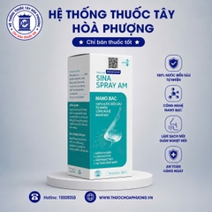 Dung dịch xịt mũi, xoang Sina spray AM lọ 20ml