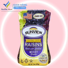 Nho Khô Sunview Raisins 425G (MẪU MỚI)
