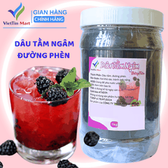 Dâu Tằm Ngâm Đường Phèn 1kg VietTin Mart