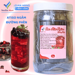 Hoa Atiso Đỏ Ngâm Đường Phèn 1kg VietTin Mart