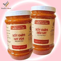 Sốt Chấm Chú Hải Cay Vừa, Siêu Cay - Ăn Chay Được