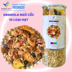 GRANOLA Ngũ Cốc Mix 10 Loại Hạt Viettin Mart 500g