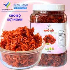 Thịt Bò Khô Sợi Thơm Ngon (Khô Gà Giả Bò) VIETTIN MART 1KG