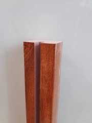 Tay vịn nhựa màu gỗ gõ vuông 60*60