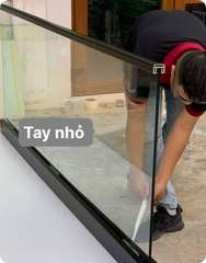 Tay Vịn Nhôm Maxpro SOLEX (Màu Đen Mịn  - 45*33*2mm)