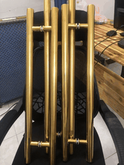 Tay Nắm Inox Cửa Kính Thủy Lực