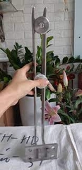 Trụ lan can cầu thang inox 4ly kép