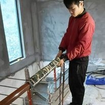 Tay Vịn nhựa giả vân gỗ tròn phi 60