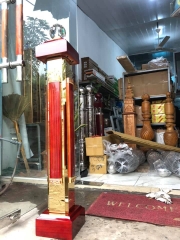 Trụ Cái Cầu Thang Inox