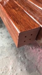 Tay vịn nhựa màu gỗ gõ vuông 60*60