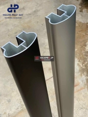 Tay Vịn Nhôm Maxpro MEGA (Màu Sâm Panh - 80*46.5* 2.2mm)