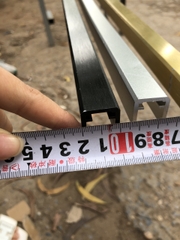 Thanh nhôm 3D Cầu thang Lan can vuông 20x20