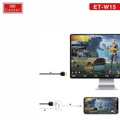 Cáp Chuyển Lightning to HDMI Tivi, Máy Chiếu Earldom ET-W15 - Hàng nhập khẩu