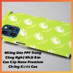 Dán PPF 4 lớp trong suốt cao cấp Nano Premium dành cho iPhone