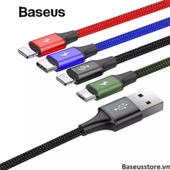 Cáp sạc đa năng Baseus Rapid Series 4 trong 1