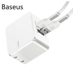 Bộ sạc 2 USB 2.4A COCO Series và 2 dây IP DY029 Baseus